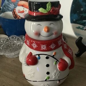 Snowman Cookie Jar